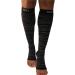 Socks For Women Open Toe 20-30 mmHG Knee High Graduated Compression Toeless Compression Stockings Women & Men BlackWhite Large