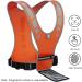 Reflective Vest with Phone Holder | BUMOVE Adjustable Safety Gear for Night Activities | Orange - Buy Online on GoSupps.com