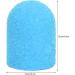 Nail Sanding Band Drill Bit with Shaft Nail Art Sanding Cap Polishing Grinding Sanding Bands Set for Home Salon Use Nail Polisher Sand Cap Nail Art Polishing Sanding Cap for Nail Drill (10 x(Blue) - Buy Online on GoSupps.com