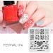 Alexnailart Stamping Plate Heart Template - Nail Art Tools (FE014) - Buy Online on GoSupps.com