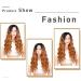 HBINGBING Long Ombre Lace Front Wig for Women | Wavy Synthetic Hair | Natural Middle Part | High-Temperature Fiber - Buy Online on GoSupps.com