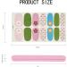 NICENEEDED 12 Sheets Nail Art Stickers Strips Self-Adhesive Full Wrap Nail Polish Stickers Manicure Decoration Kit With 1Pc Nail File For Women Girls Nail DIY(Style 5) - Buy Online on GoSupps.com