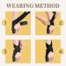 Effective Bunion Corrector for Women & Men - Pain Relief Big Toe Straightener | Non-Surgical Hallux Valgus Support - SEBS Cross Strap Separator (Black Right - Buy Online on GoSupps.com