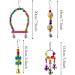 QIODAZOO Parrot Toys Bird Toy 7 Packs Birdcage Swings Bird Feeder Chewing Hanging for Conures Cockatiels Budgie Lovely Birds - Buy Online on GoSupps.com