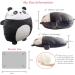 DxDE4U 16 Inch Panda Plush Pillow Blanket - Cute Stuffed Animal Gift for Kids - Ideal for Birthdays, Holidays & Travel - Buy Online on GoSupps.com