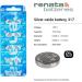 Buy Renata 317 Watch Battery Twin Pack - Reliable & Long-Lasting Power for Your Timepieces - Buy Online on GoSupps.com