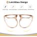 Shop Dollger Blue Light Filter Glasses - Anti-Blue Light Classic Round Frame for Men & Women | Stylish Computer & Gaming Glasses - Buy Online on GoSupps.com