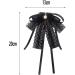 Elegant Rhinestone Fly Brooch Pin for Women - Vintage Pearl Sheet Accessories for Weddings & Parties - Buy Online on GoSupps.com
