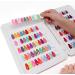 1pc Nail Color Book Color Cards Fake Tips Display Book Nail Color Display Board Color Card Book Chart Nail Art Tool Nail Color Sample Plate Nail Polish Glue Abs White Template - Buy Online on GoSupps.com