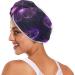 Purple Butterfly Hair Towel 2 Pack | Super Absorbent Quick-Dry Hair Turbans for Women & Girls - Buy Online on GoSupps.com