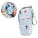 LaMure Cartoon Milk Bottle Insulation Bag Warmer Travel Bag Portable Hangable Breast Milk Water Storage Baby Feeding Bottle Travel Insulation Bag Blue 22x8 cm (Pack of 1)