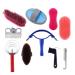 Professional 10-Pc Vier Horse Brush Set - Equestrian Grooming Kit for Horse Cleaning & Care - Buy Online on GoSupps.com