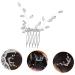 MAGICLULU Small Side Comb Wedding Bridal Hair Comb Rhinestone Hair Comb Wedding Hair Side Comb Rhinestone Hair Decoration Wedding Hair Comb Hair Accessories Leaf Bride Rhinestones - Buy Online on GoSupps.com