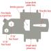 iSURE MARINE 2pcs Deck Fill Plate Key Kit - Stainless Steel Multi Tool for Gas, Fuel, Water, Waste, Diesel Tank - Boat/Yacht Floating Keychain - Buy Online on GoSupps.com