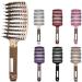Hair Brush Scalp Massage Comb Hairbrush Bristle Nylon Women Wet Curly Detangle Hair Hairdressing Styling Tools Brush for Salon Black - Buy Online on GoSupps.com
