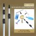 KOHARA Teleswindow Cleaner with Squeegees Cleaning Kit with Extension Pole Microfiber Feather Duster Extendable Cleaner Conservatory Roof Cleaning Tools/Set a/3M - Buy Online on GoSupps.com