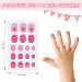 JSRQT 12 Sheets Colorful Nail Stickers Cute Cartoon Full Wrap Nail Art Stickers Decals Kids Girls Self Adhesive Nail Polish Stickers with Nail File Nail Stickers Strip with Rainbow Heart Unicorn - Buy Online on GoSupps.com