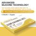Medical Grade Silicone Scar Removal Sheets - Silicone Scar Strips for Trauma Scars, C-Section, Keloid Treatment - Buy Online on GoSupps.com