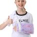 Kids Arm Sling Adjustable Printed Arm Sling for Kids Breathable Fabric Shoulder Immobilizer Arm Brace Support Sling with Thumb Loop for Children (Purple Small) Small Purple