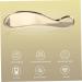Minkissy Stainless Steel Gua Sha Scraping Board Multi-Function Facial & Body Massage Tool | Beauty Massager 12.3x3.1cm - Buy Online on GoSupps.com