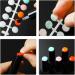 Yuusikco 120-Piece Nail Display Points - Transparent Color Card Plates for Nail Polish Salon Practice and DIY Nail Art - Buy Online on GoSupps.com