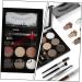 FOMIYES 1 Set Eyebrow Powder Set Girl Makeup Accessory Abs Woman Make up Eyebrow Pencil - Buy Online on GoSupps.com