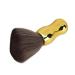 Qukaim Salon Neck Duster Brush Hair Cutting Neck Duster Brush Soft Nylon Salon Neck Cleaning Brush for Face & Neck Gold