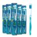 Zumaha loose medium-proof toothbrush manual spinbrush bristle toothbrush for men pack with 6 toothbrushes in independent packaging clean