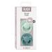 BIBSE de Lux Schnuller 2-Pack | BPA-Free Cherry Nipple | Silicone Pacifiers for 0-36 Months | Made in Denmark - Nordic Mint & Island Sea - Buy Online on GoSupps.com