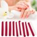 Rosewinec 100 Pcs Professional Care Nail Files - Double-Sided Disposable Red & White Mini Nail Files for Salon & Home Use - Buy Online on GoSupps.com
