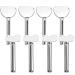 8 pieces metal toothpaste squeezer tube squeezer stainless steel roll tube squeezer toothpaste tube squeezer for bathroom toothpaste squeeze tube tube rander household helpers for toothpaste tube