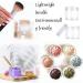 20 PCS 2oz White Wide-Mouth Empty Jars with Lids - Refillable Storage Containers for Cosmetics, Candy, Beads, Slime, Crafts, Creams & Gifts - Buy Online on GoSupps.com