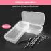 Diesisa Plastic Sterilizing Tray Nail Tool Sterilizer Box - Salon Spa Storage & Disinfection for Manicure Equipment (White) - Buy Online on GoSupps.com