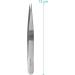 May 3x Splinter Tweezers - Stainless Steel First Aid Tweezers with Serrated Handle - Pointed Precision Tool for International Shipping - Buy Online on GoSupps.com