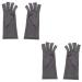Gatuida 2 Pairs Safety Gloves Anti Gloves Protective Gloves for Half-finger Gloves
