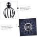 Coolhiya 1stk Head Massager & Manual Back Scratcher | Octopus Massage Tool for Relaxation & Scalp Care - 18x14.5cm Black - Buy Online on GoSupps.com