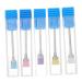 POPETPOP 5pcs Nail Dust Brush Nail Drill Brush Drill Scrub Brush Nail Art Brush Nail Cleaner Nail Remover Accessory Nail Cleaning Brush Nylon Brush for Drill Metal Nail Polish Manicure 7.5x1.2cm Assorted Color