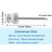4Pcs Universal Baby Gate Threaded Spindle Rod M8 Replacement Bolt Set - Extra Long White Tension Gate Extender for Baby and Pet Safety Gates - Buy Online on GoSupps.com
