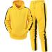 Hanxiulin Men's Jogging Suit - Stylish Training Set | Leisure Sports Jacket & Pants in Yellow - Perfect for Fitness & Fashion - Buy Online on GoSupps.com