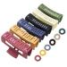 Kavya Hair Claw Clips Strong Hold Rectangle Hair Clip Matte Solid Color Hair Jaw Clamp Non-Slip Catch Hair Clips Jumbo Hair Styling Accessories for Women Girls Thick Hair(6 Colours) C Set-3