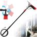 Window Cleaning Poles Water Fed Pole Kit 3.6-11M Water Fed Brush Squeegee Water Fed Cleaning System Aluminum Outdoor Window Cleaner Hose Cleaning Tool For Window Glass Extendable Cleaner Con 18ft/5.4m 1