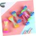Bestonzon 120 PTH Mini Sand Clock - Miniature Hourglass Countdown Timer for Kitchen Office & School - 6 Colorful Pieces (6.7x2.8cm) - Buy Online on GoSupps.com