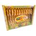 Orange Creamsicle Flavored Christmas Holiday Candy Canes 12 Count Perfect For Stocking Stuffers