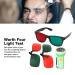 4-Point Red-Green Glasses | Reusable Penlight Ophthalmological Tester - Portable & Professional for Eye Exams - Buy Online on GoSupps.com