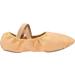 Linodes Girls and Women Dance Shoes Stretch Canvas Split Sole - Size 8.5 Sand - Buy Online on GoSupps.com