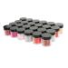 Baluue 24 Boxes Nail Crystal Powder Nail Carving Powder Nail Art Powder French Nail Dip Kit Dip Powder Pp