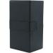 Scimi X-Large Premium Double Deck Box for 200+ Sleeved Cards - Elegant Black Cross Pattern - Buy Online on GoSupps.com
