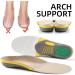 YURRUON Sports Gel Insoles for Flat Feet - Arch Support & Shock Absorption Pads for Men & Women (Size 8-12 - Buy Online on GoSupps.com