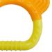 PREMYO Silicone Teething Ring for Babies - Cooling Relief BPA-Free & Soft - Reduces Teething Pain - Orange Yellow - Buy Online on GoSupps.com