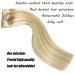 Eufficco Human Hair Lace Clip In Hair Extensions 20 120g Highlights Dirty Blonde/Bleach Blonde Remy Hair Extensions - Buy Online on GoSupps.com